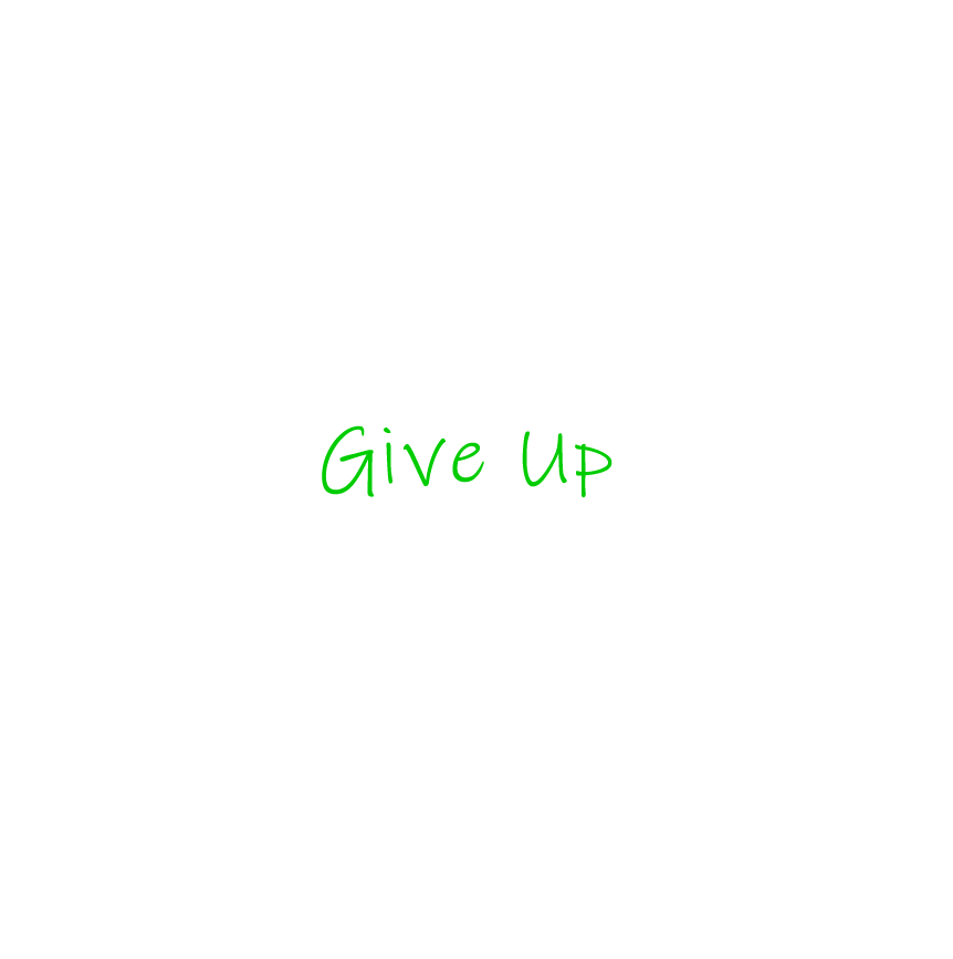 giveup